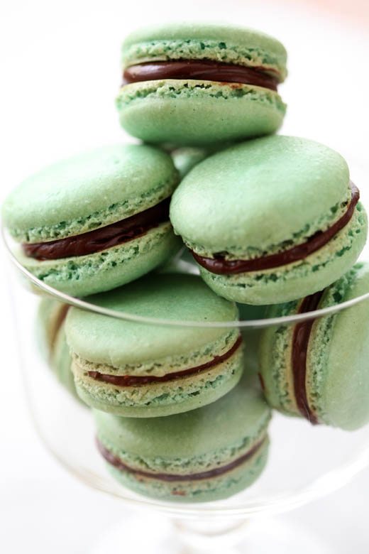 Mint Macarons by Zoe Bakes. PERFECT FOR SAINT PATTY'S DAY Y'ALL.